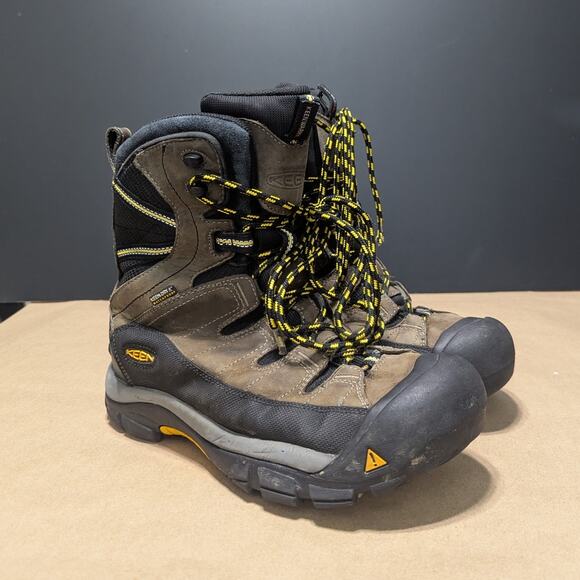 Keen Summit County Insulated Hiking Boots Leather Mens 9 Gorpcore Outdoors Tan main image 4